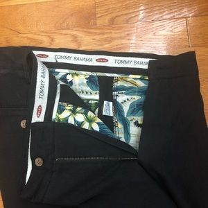 Tommy Bahama black cuffed pants. Size 36/32.